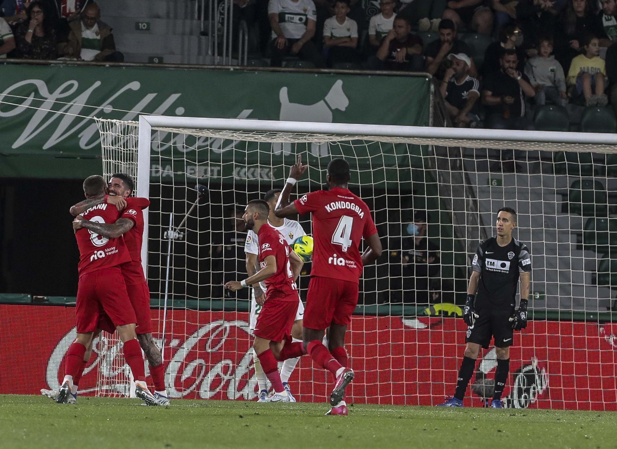 Partido Elche cf-At de Madrid el Elche consigue la permanencia en Primera Division