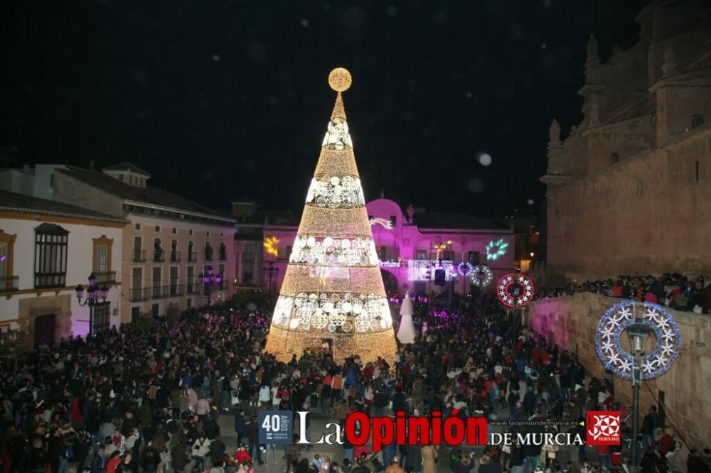 Encendido de luces de Navidad en Lorca