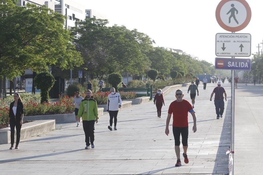 Coronavirus en Córdoba: numerosos cordobeses salen a pasear y a correr desde primera hora