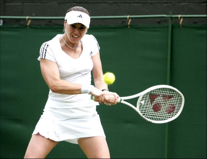 La tenista Martina Hingis
