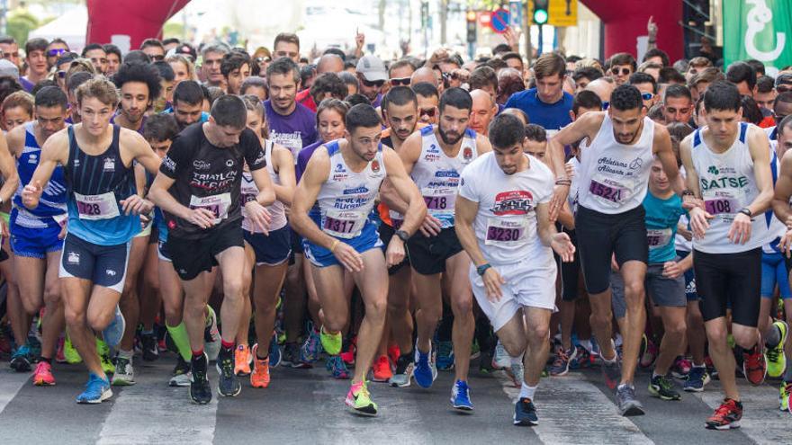 Una carrera reciente celebrada por las calles de Alicante