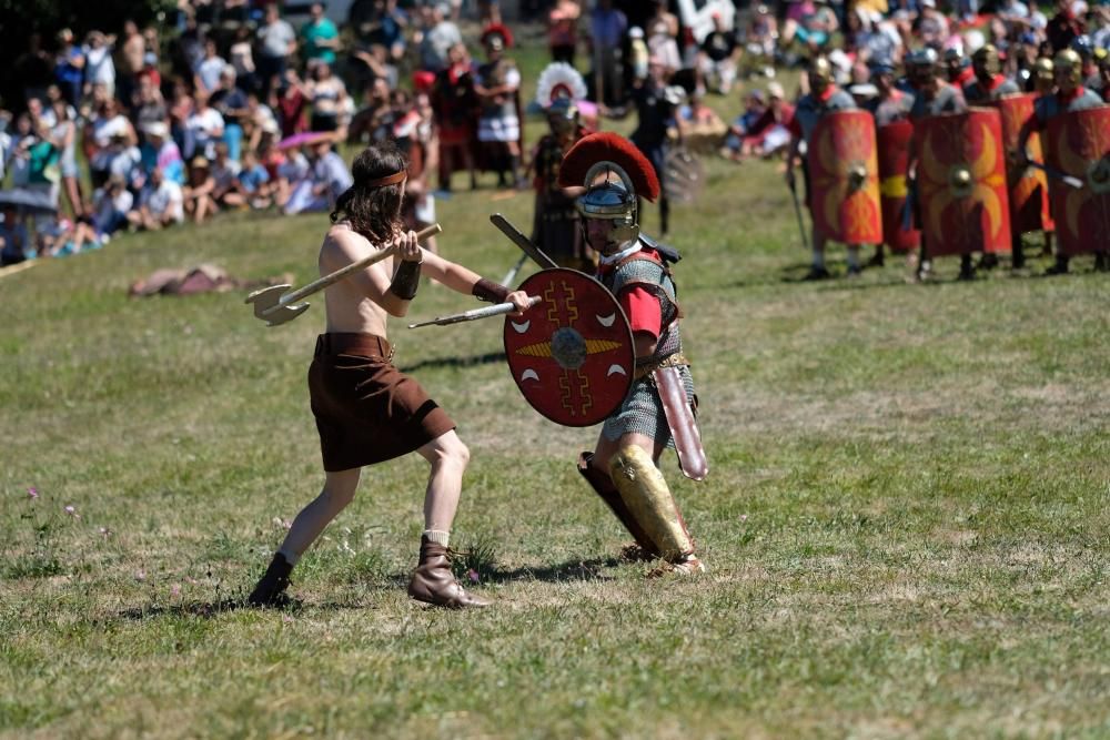 Batalla en la fiesta Astur romana en Carabanzo