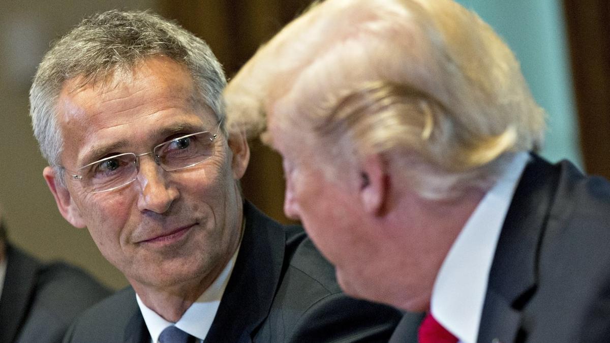 Trump y Stoltenberg