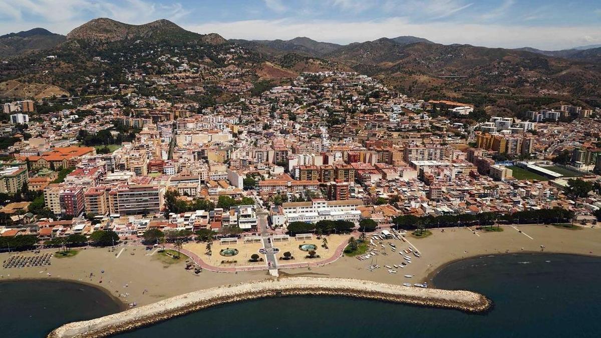 Zona de playa en El Palo.