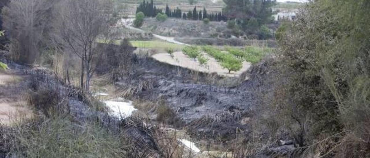 El fuego se quedó a apenas 15 metros de la entrada al refugio antiaéreo del Pla de Missena.