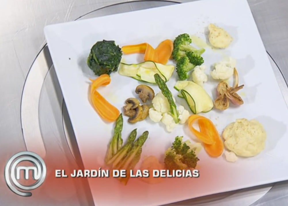 Plato de Silvia Abril en Masterchef