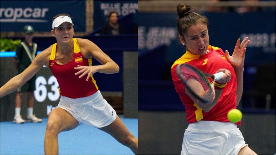 España cae ante Canadá y se complica el futuro en la Billie Jean King Cup