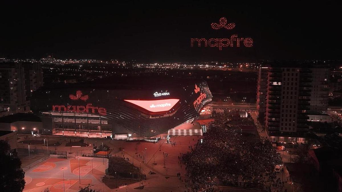 Mapfre  Roig Arena  Dron.