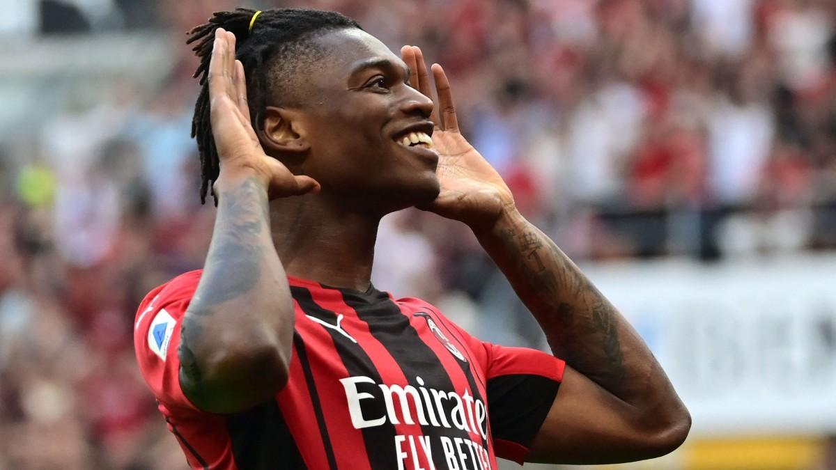 Rafael Leao volvió a ser decisivo en la victoria del Milan contra la Atalanta