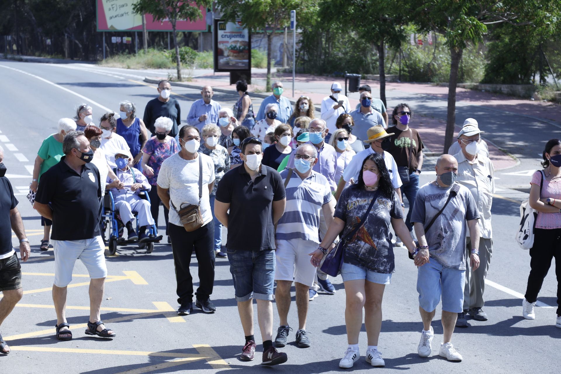 Protesta en Torreciega por la descontaminación del suelo