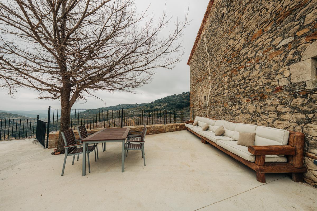 Foto de la terraza exterior.