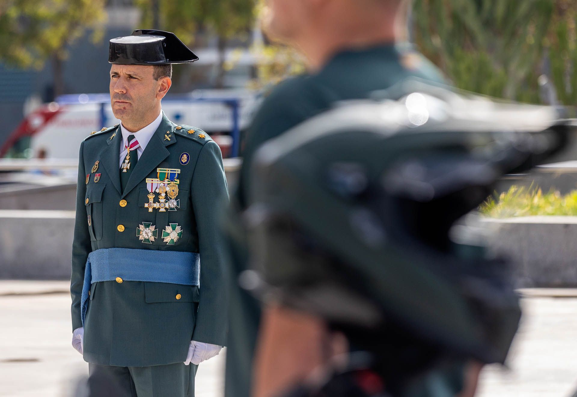 La Guardia Civil de Alicante celebra el día de la Virgen del Pilar en el Puerto