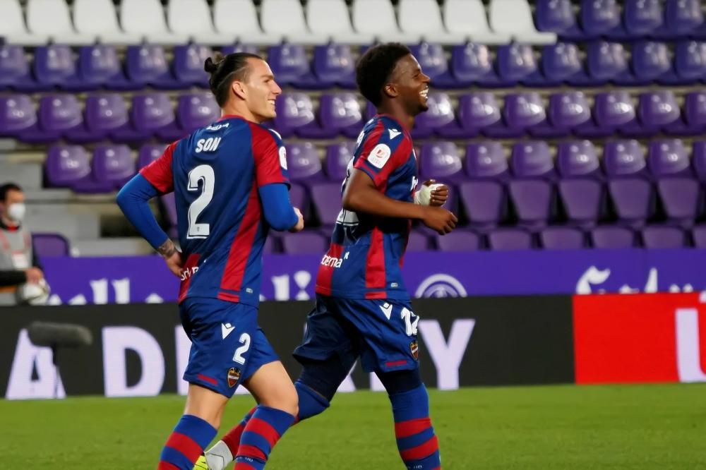 Las mejores imágenes del Valladolid - Levante en Copa del Rey