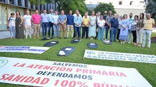 Los alcaldes de la Campiña y la Sierra Sur de Sevilla se "encierran" en la Diputación por la asistencia sanitaria