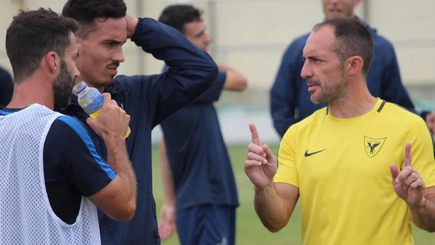 Pedro Munitis, durante un entrenamiento.