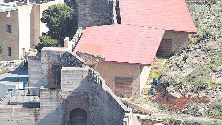 La obra para dar luz al centro de visitantes del Castillo se reanudará casi dos años después de paralizarse