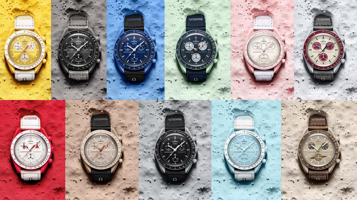 Swatch X Omega: colección Bioceramic Moonswatch