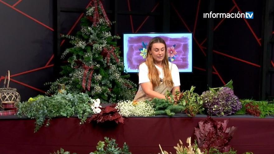 Decoración navideña con flores: Aurora Doménech inspira el hogar en una nueva entrega de Taller Creativo en Información TV
