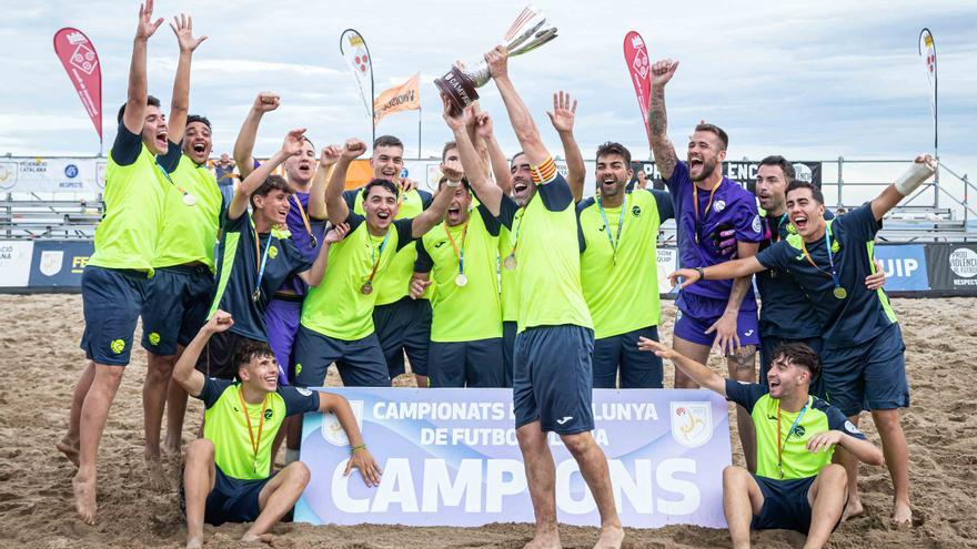 Roses Platja, AE Roses i UE Figueres, primers triomfadors dels Campionats de Catalunya de futbol platja a Roses