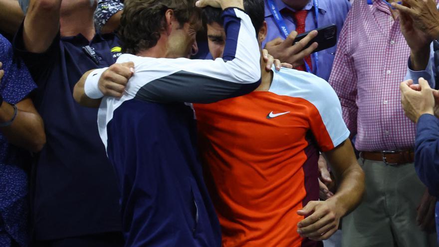 Carlitos entrega el US Open a su entrenador con unas palabras que emocionan a España