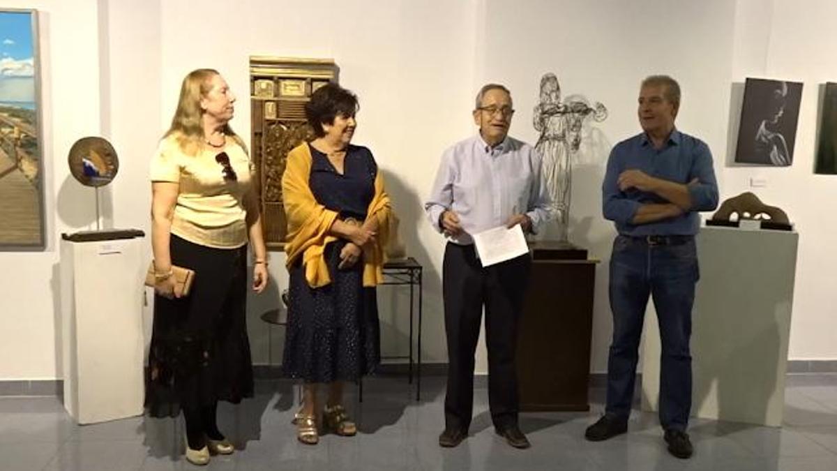 Un momento de la inauguración de la exposición "Todo Arte"