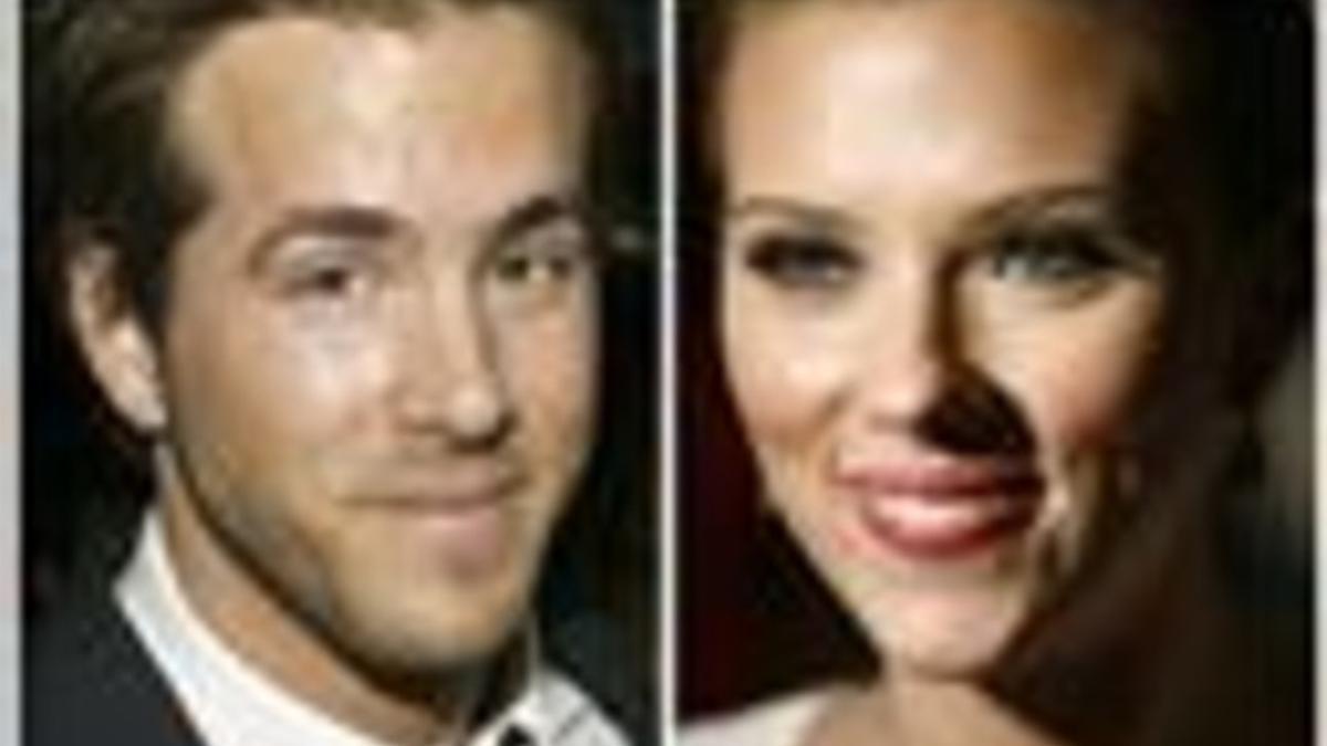 Scarlett Johansson y su exmarido, Ryan Reynolds.
