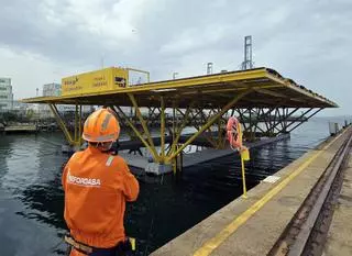 Astilleros San Enrique entrega «Catarroja», la segunda plataforma solar marina construida en Vigo
