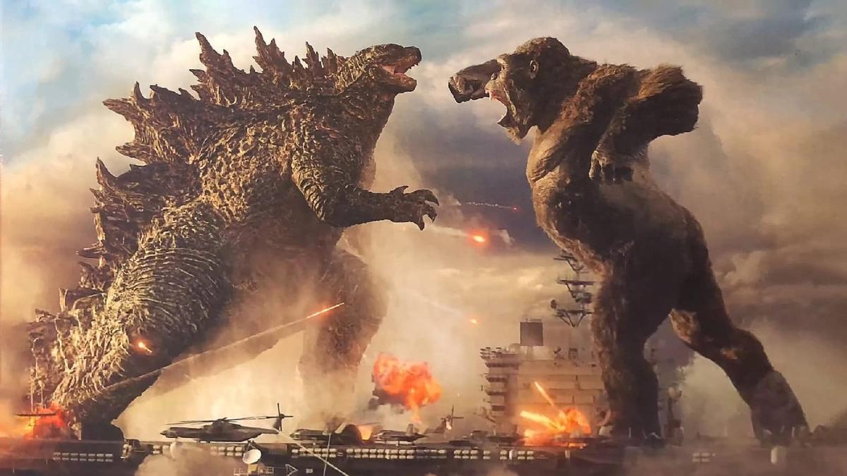 Una imagen de 'Godzilla y King Kong'.