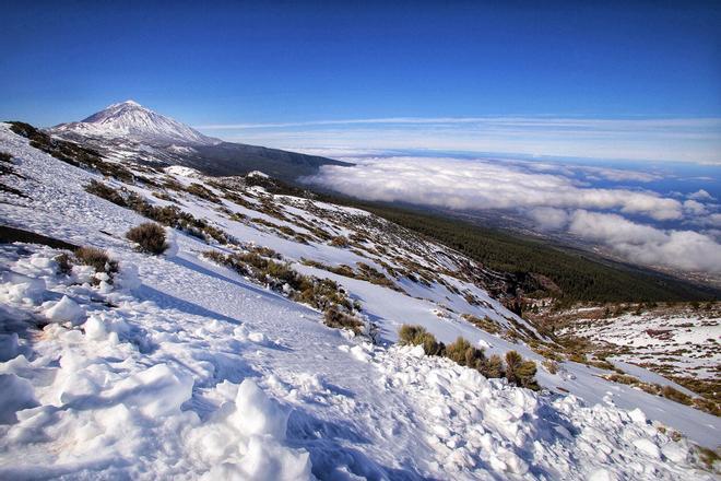Jornada de nieve en El Teide
