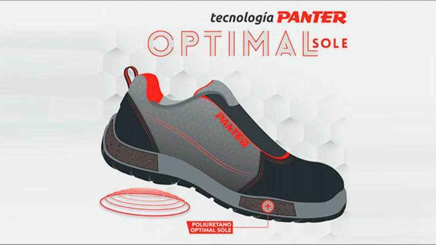 Panter revoluciona el calzado de seguridad con su última innovación:  Optimal Sole - Información