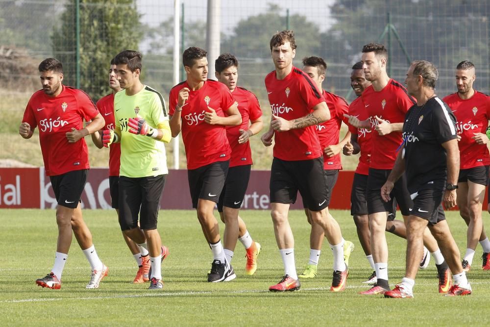 Entrenamiento del Sporting