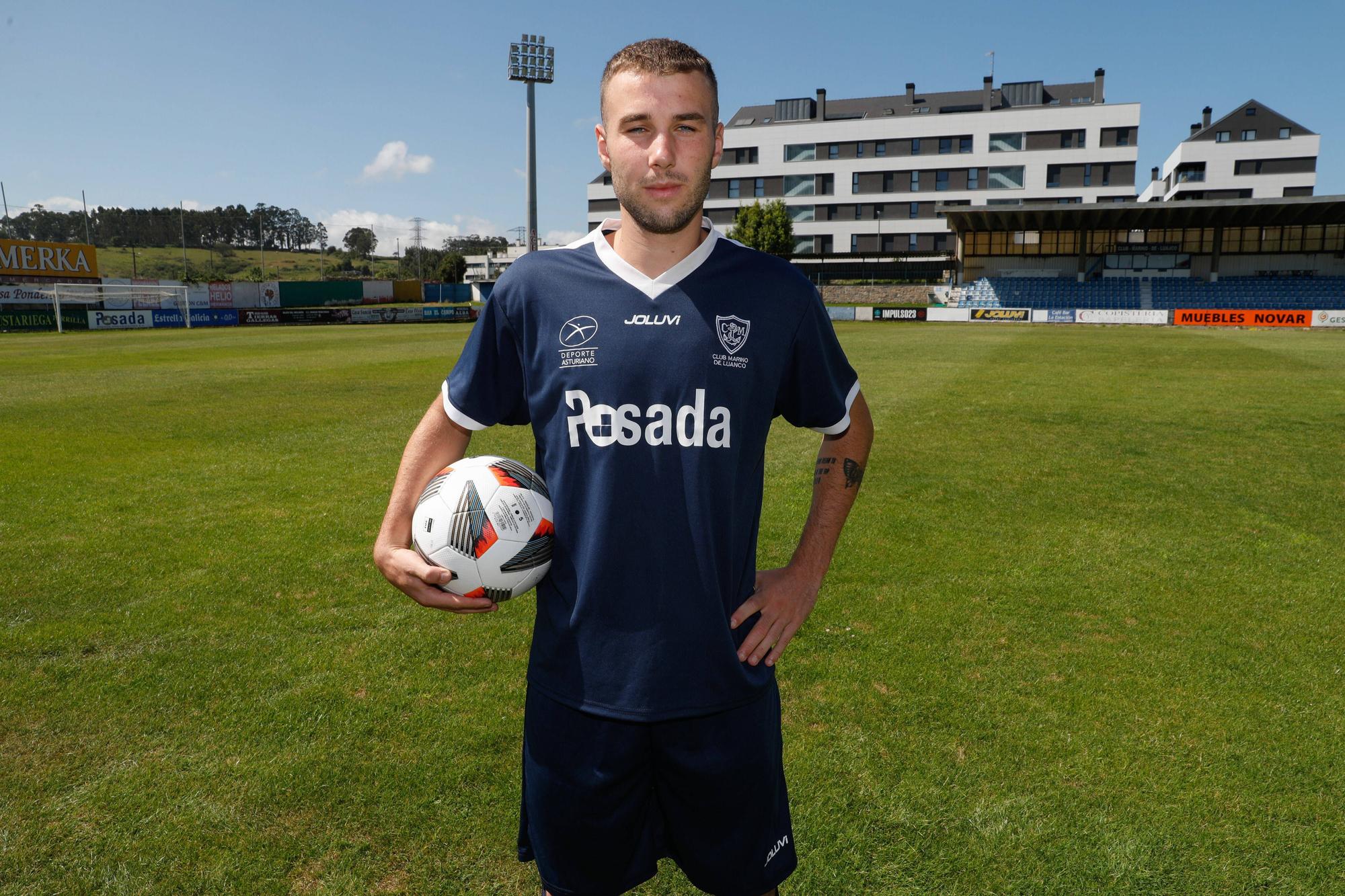 César García, nuevo jugador del Marino: "Lo que necesito ahora es cariño,  por eso escogí el Marino" - La Nueva España