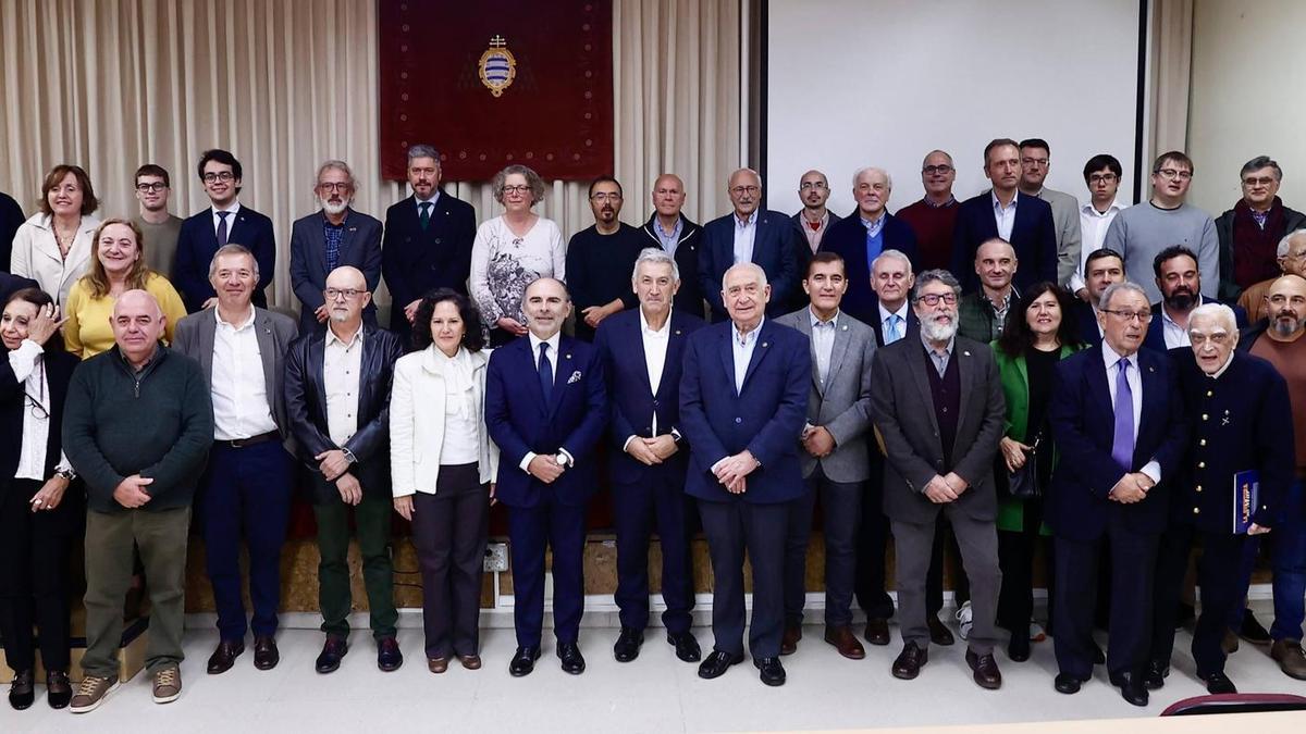 Participantes en la celebración de San Alberto Magno, en la Facultad de Química.
