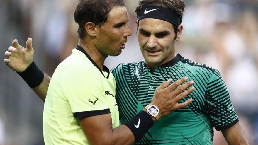 Federer quita el aire a Nadal