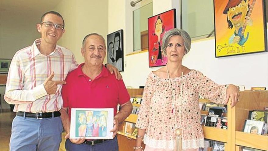 La Biblioteca Municipal acoge una muestra de pintura de Pepe Gómez