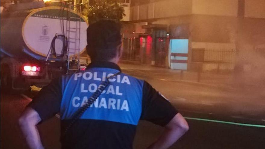 La Policía Local de Las Palmas de Gran Canaria pide la colaboración ciudadana para acabar con el vandalismo