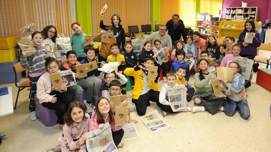 FARO, invitado en la Semana de la Prensa del colegio de A Bandeira | MARCOS MAZÁS