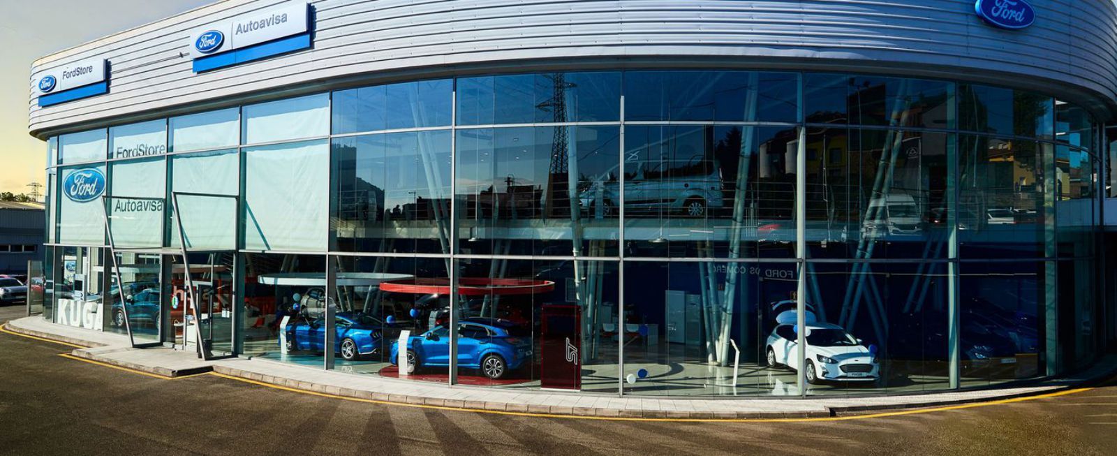 Instalaciones de Ford Autoavisa, uno de los concesionarios del grupo Blendio.