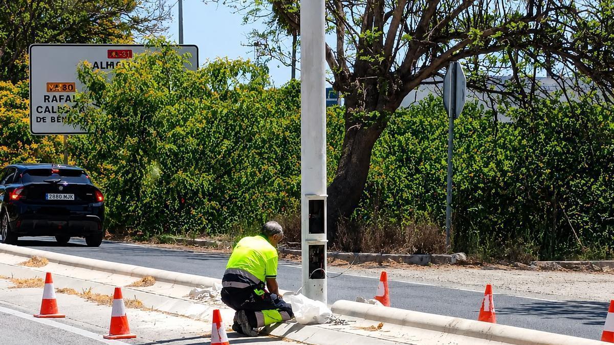 Comienzan los trabajos previos de señalización de cara a las obras