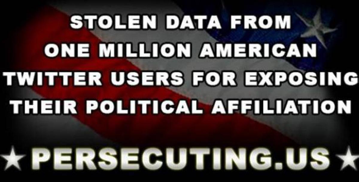 Cirio recoge en Persecuting US un millón de mensajes políticos de Twitter.