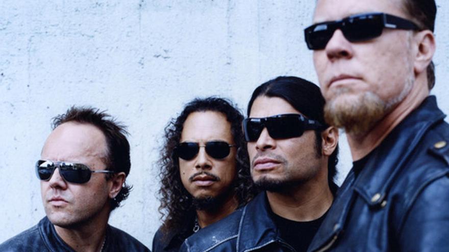 Los miembros de Metallica, en una foto promocional.