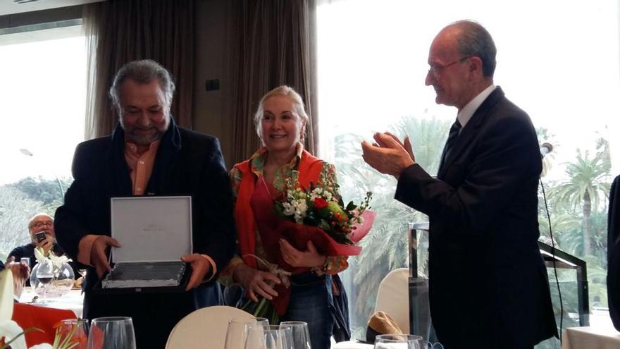 El homenaje a Ruiz Galdón tuvo lugar en el hotel Málaga Palacio.