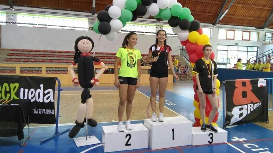 Dos podios de la promesa cacereña Ana Peix del Río