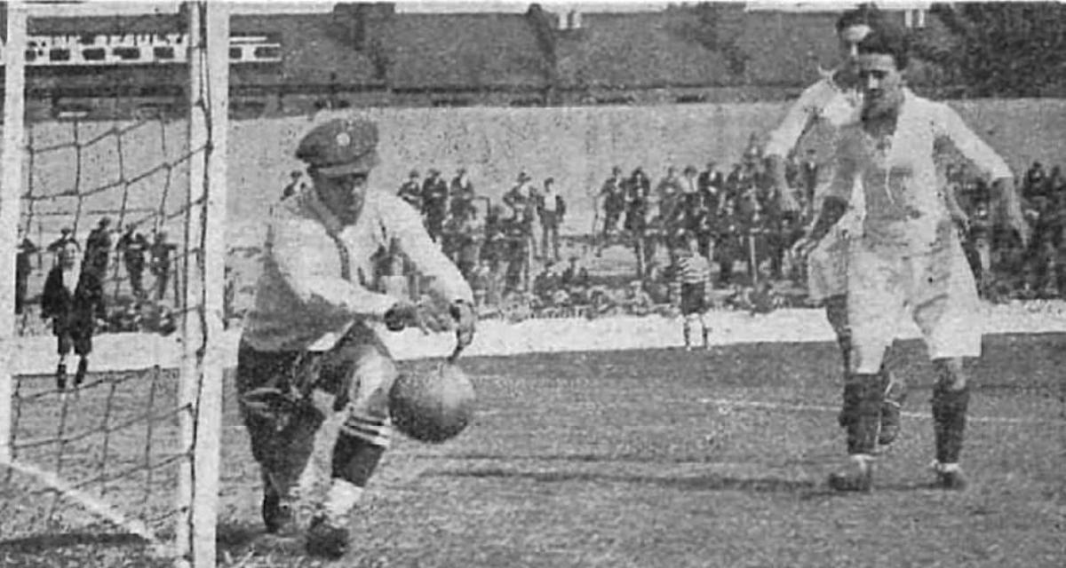 Imagen del partido que jugó el Real Madrid en White Hart Lane en 1925.
