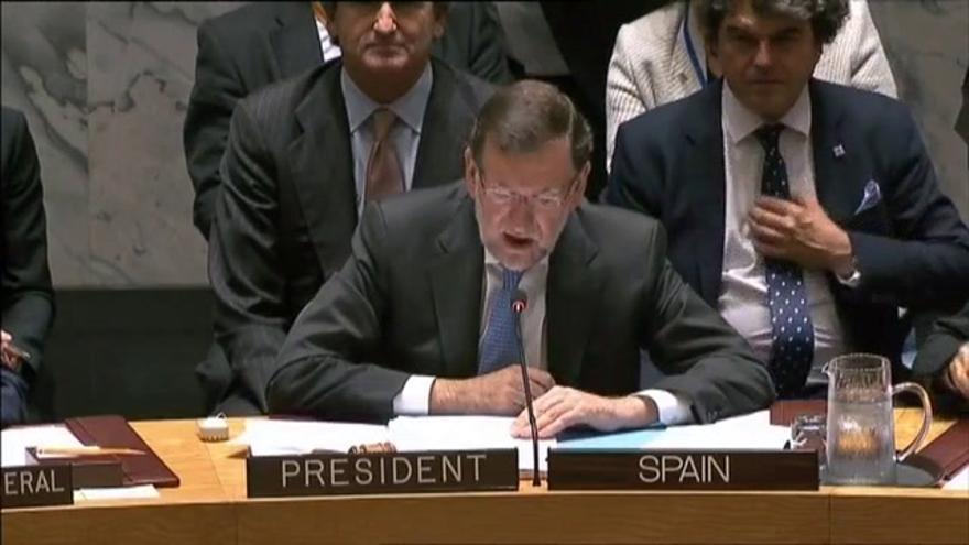 Rajoy viraliza la sesión del Consejo de Seguridad de la ONU