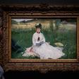 Cuadro La lectura, de la pintora impresionista Berthe Morisot, en el Museo dOrsay de París.