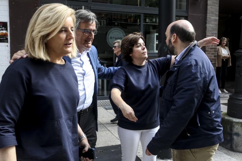 Acto de Soraya Sáenz de Santamaría en Oviedo.