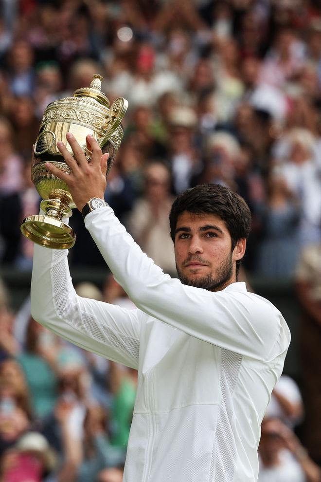 Las mejores fotos del Djokovic - Alcaraz en Wimbledon