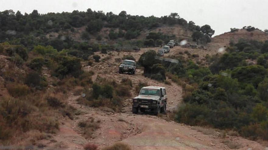 Fotografía de varios participantes en el Rally ilegal.