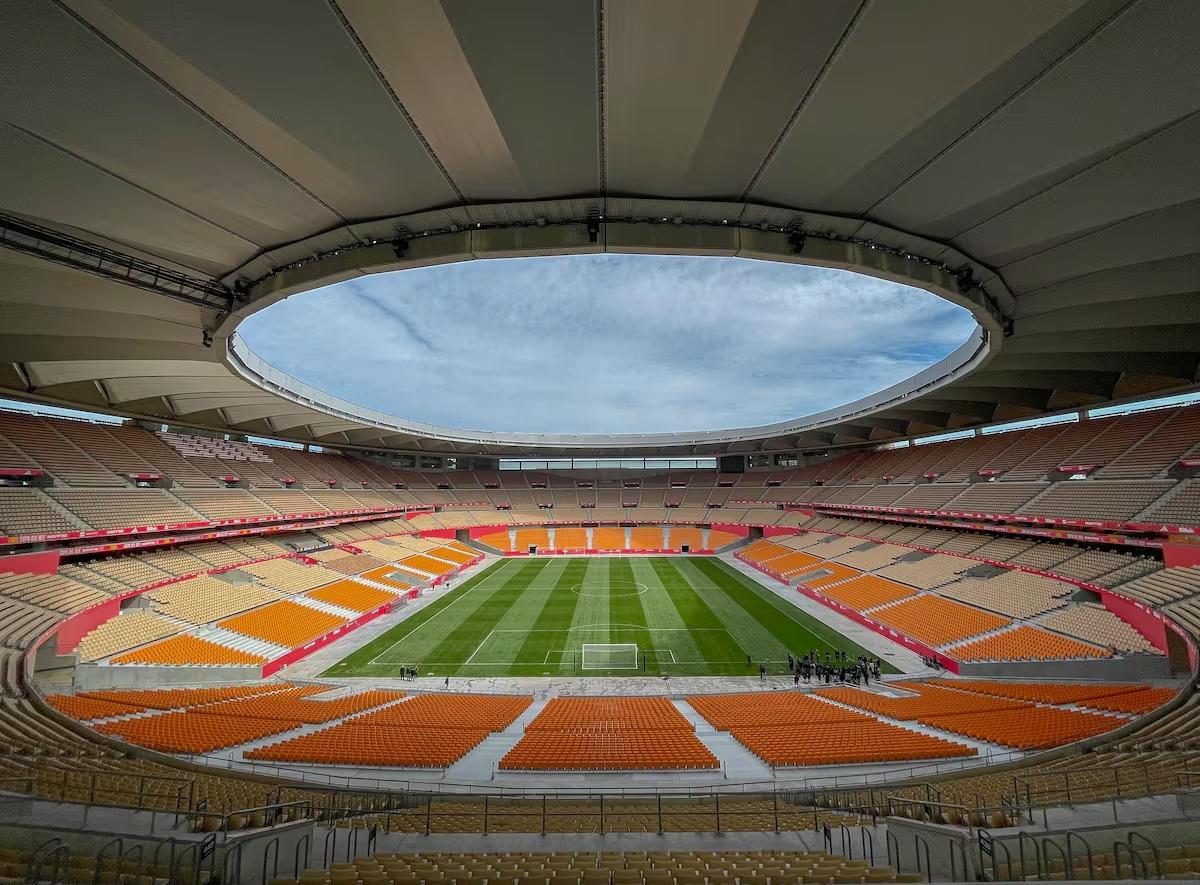 Estadio La Cartuja donde se jugaá la final de la Copa del Rey 2026.